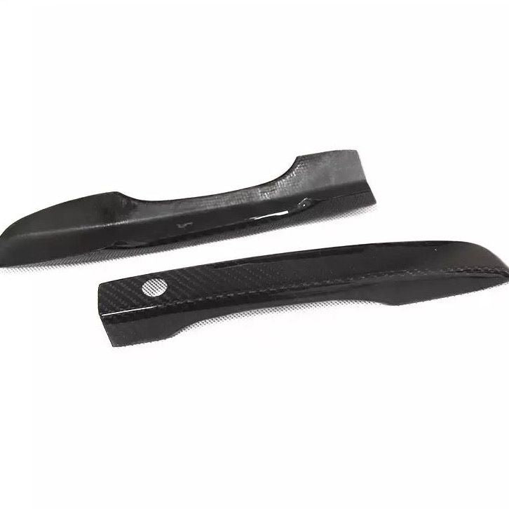 Synth Carbon Carbon Fiber Ceramic Coated Door Handle Add Ons (2 Doors) for 2016 + Civic X Coupe