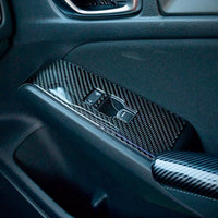2022+ Honda Civic/integra Carbon Fiber Window Switch Trim