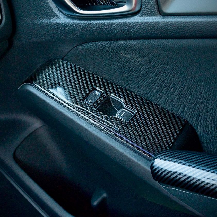 2022+ Honda Civic/integra Carbon Fiber Window Switch Trim