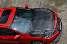 Load image into Gallery viewer, 2016-2021 CIVIC X CARBON FIBER V1 STYLE HOOD
