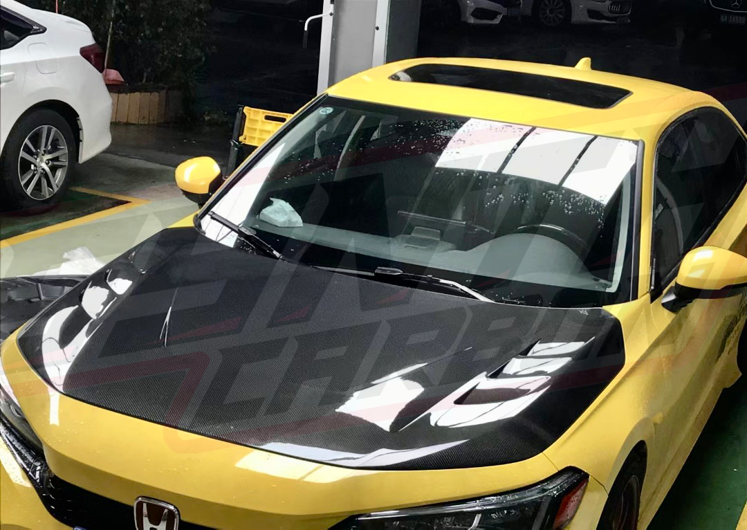 2022+ 11th Gen Civic Carbon Fiber V2 Hood