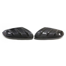 Load image into Gallery viewer, Synth Carbon Carbon Fiber Mugen Style Mirror Caps (Ceramic Coated) for 2016 + Civic X
