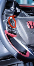 Load image into Gallery viewer, Synth Carbon Carbon Fiber Steering Wheel Add Ons for 2016 + Civic X
