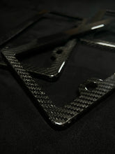 Load image into Gallery viewer, Carbon fiber license plate frame
