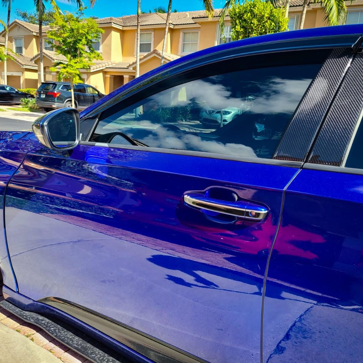 Synth Carbon Ceramic Coated Carbon Fiber Pillars for 2018+ Honda Accord