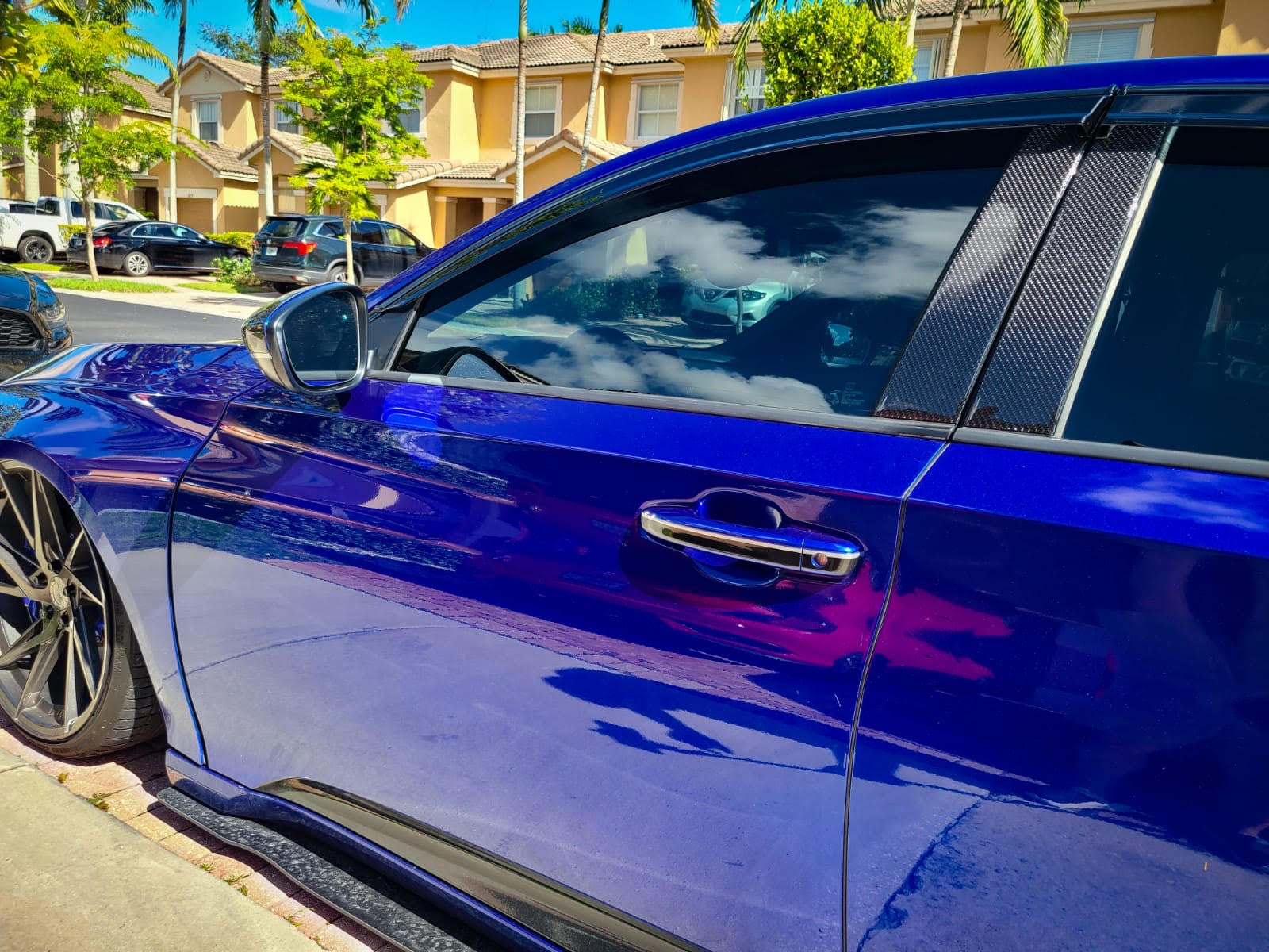 Synth Carbon Ceramic Coated Carbon Fiber Pillars for 2018+ Honda Accord