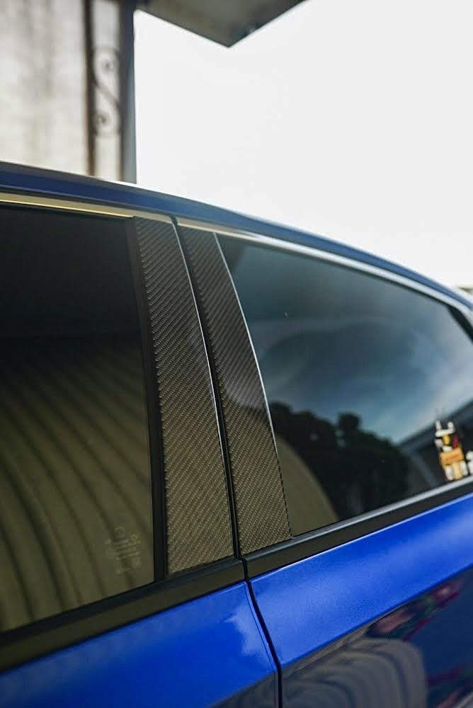 SYNTH CARBON CARBON FIBER PILLARS FOR 2022 11TH GEN CIVIC SEDAN/HATCHBACK