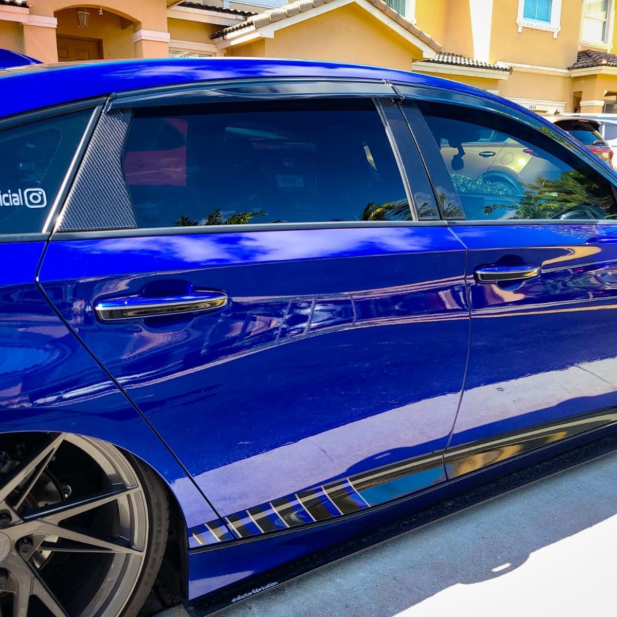Synth Carbon Ceramic Coated Carbon Fiber Pillars for 2018+ Honda Accord