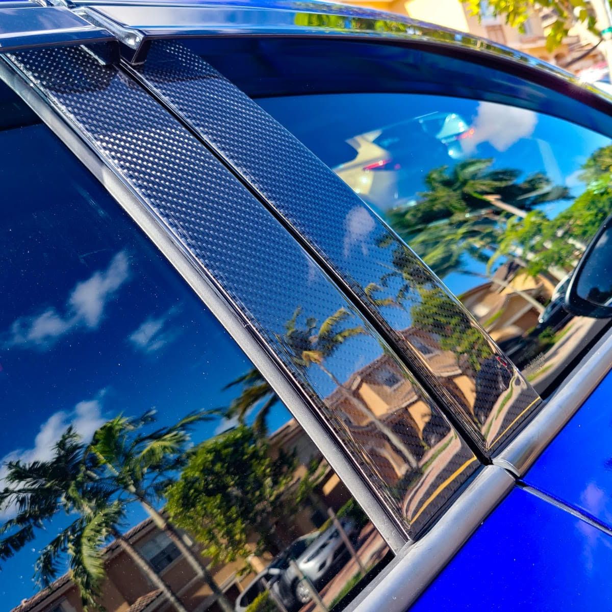 Synth Carbon Ceramic Coated Carbon Fiber Pillars for 2018+ Honda Accord