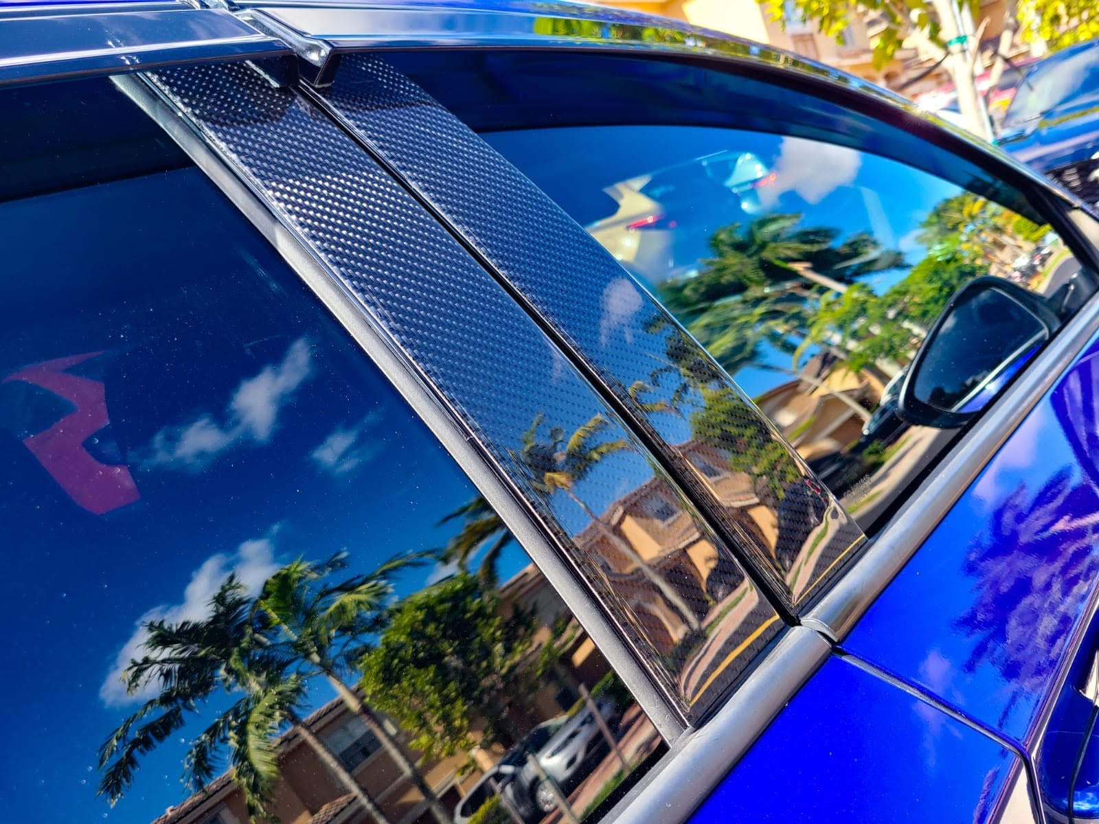 Synth Carbon Ceramic Coated Carbon Fiber Pillars for 2018+ Honda Accord